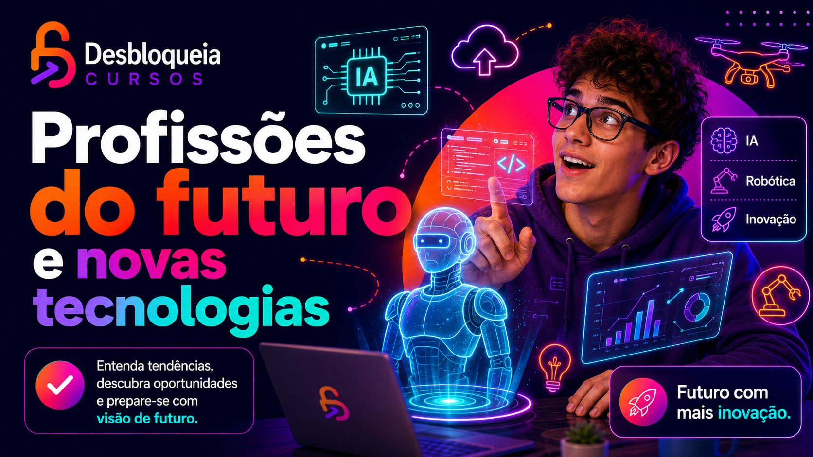 Profissões do futuro e novas tecnologias