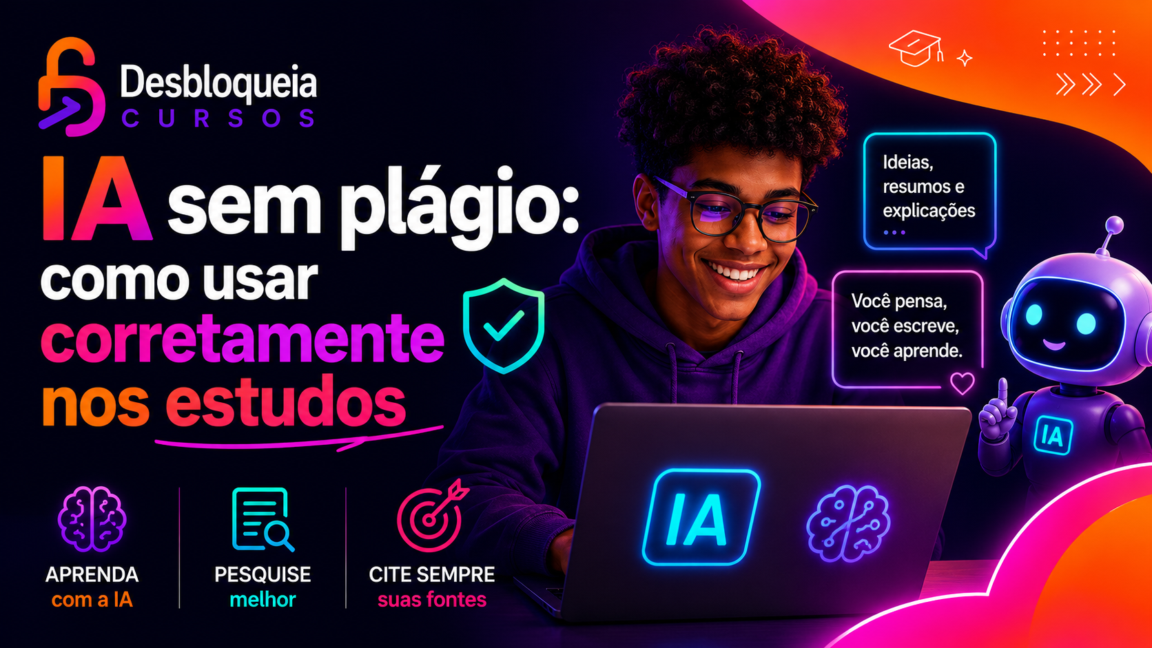 IA sem plágio: como usar corretamente nos estudos