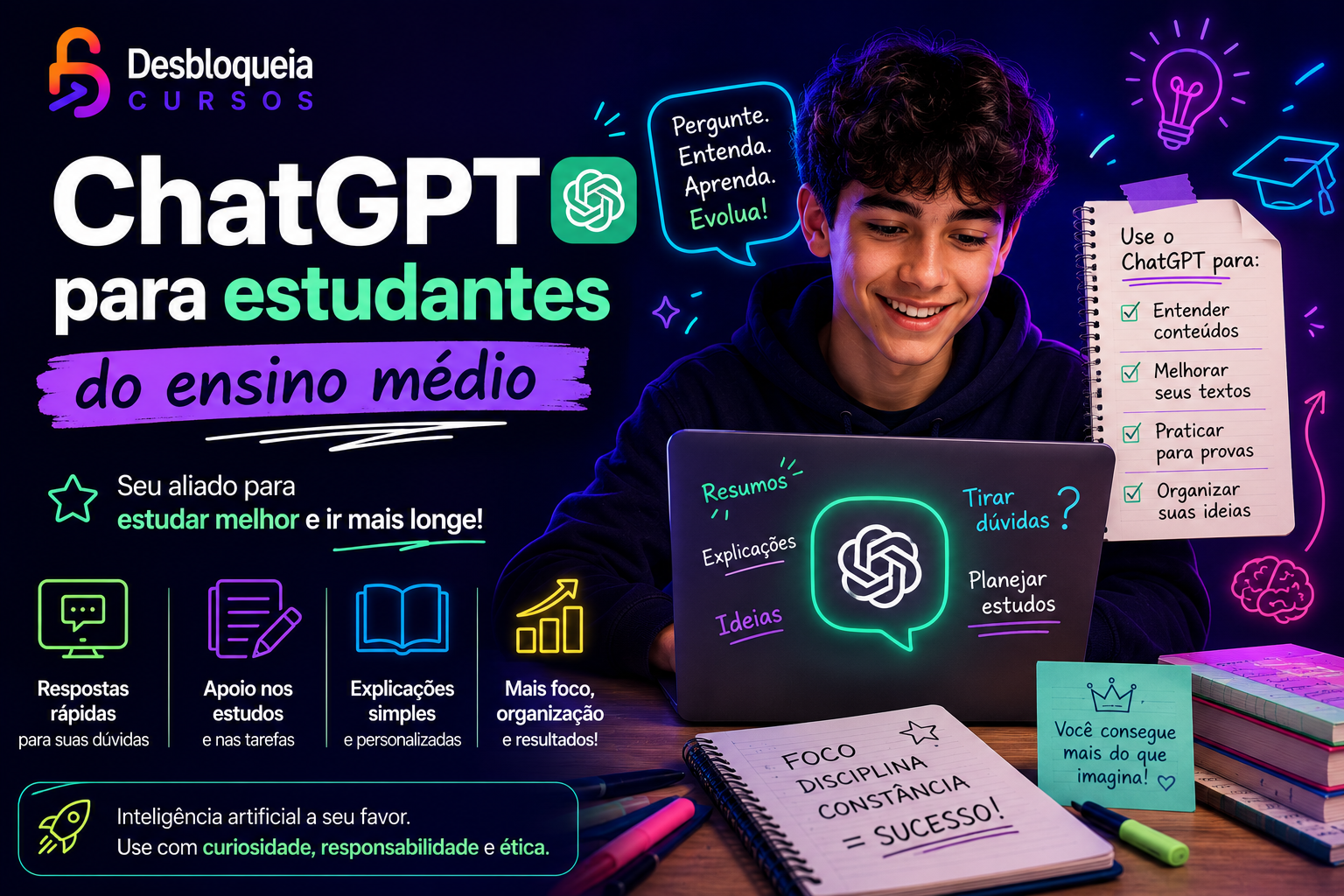 ChatGPT para estudantes do ensino médio