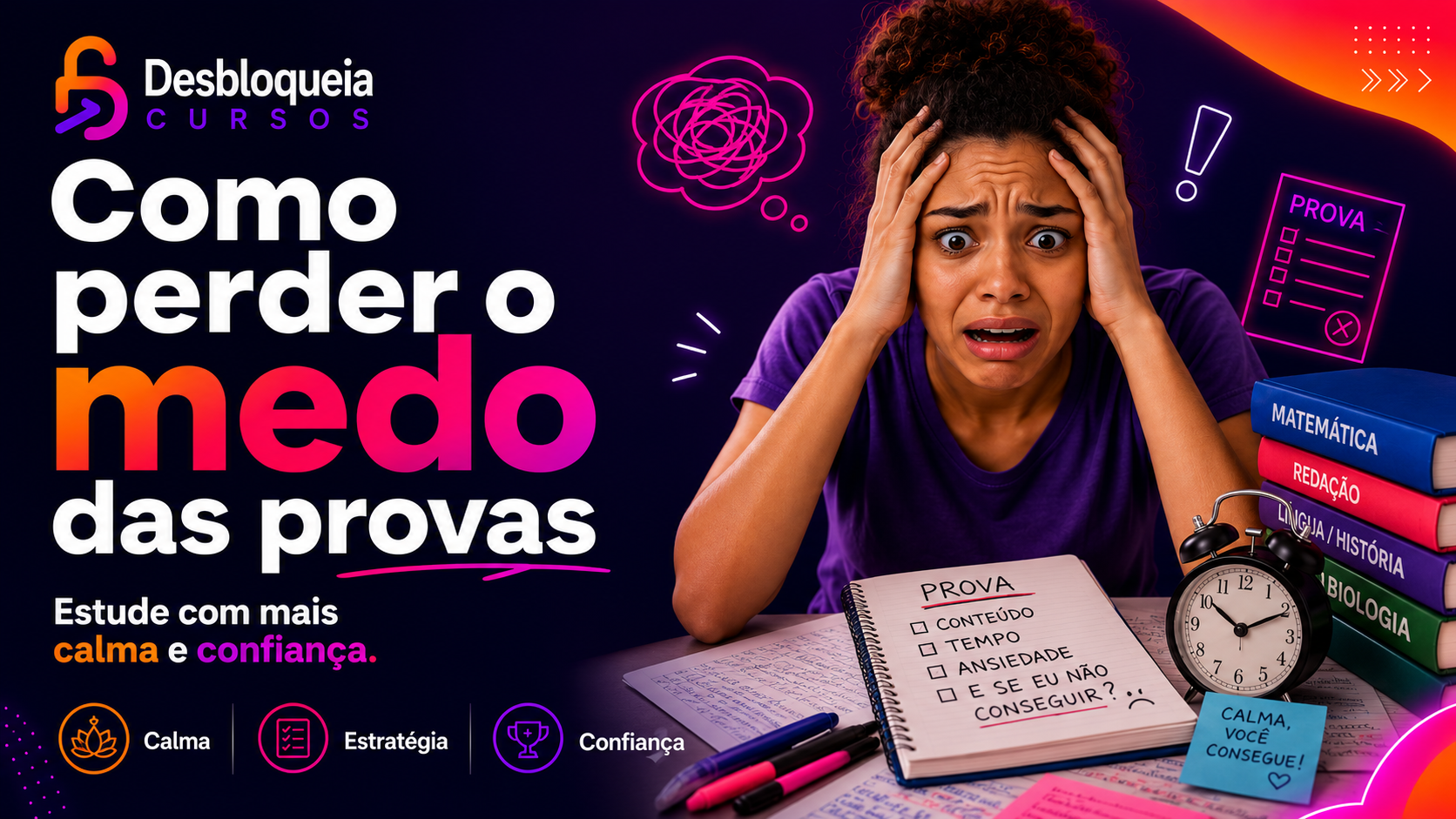 Como perder o medo das provas