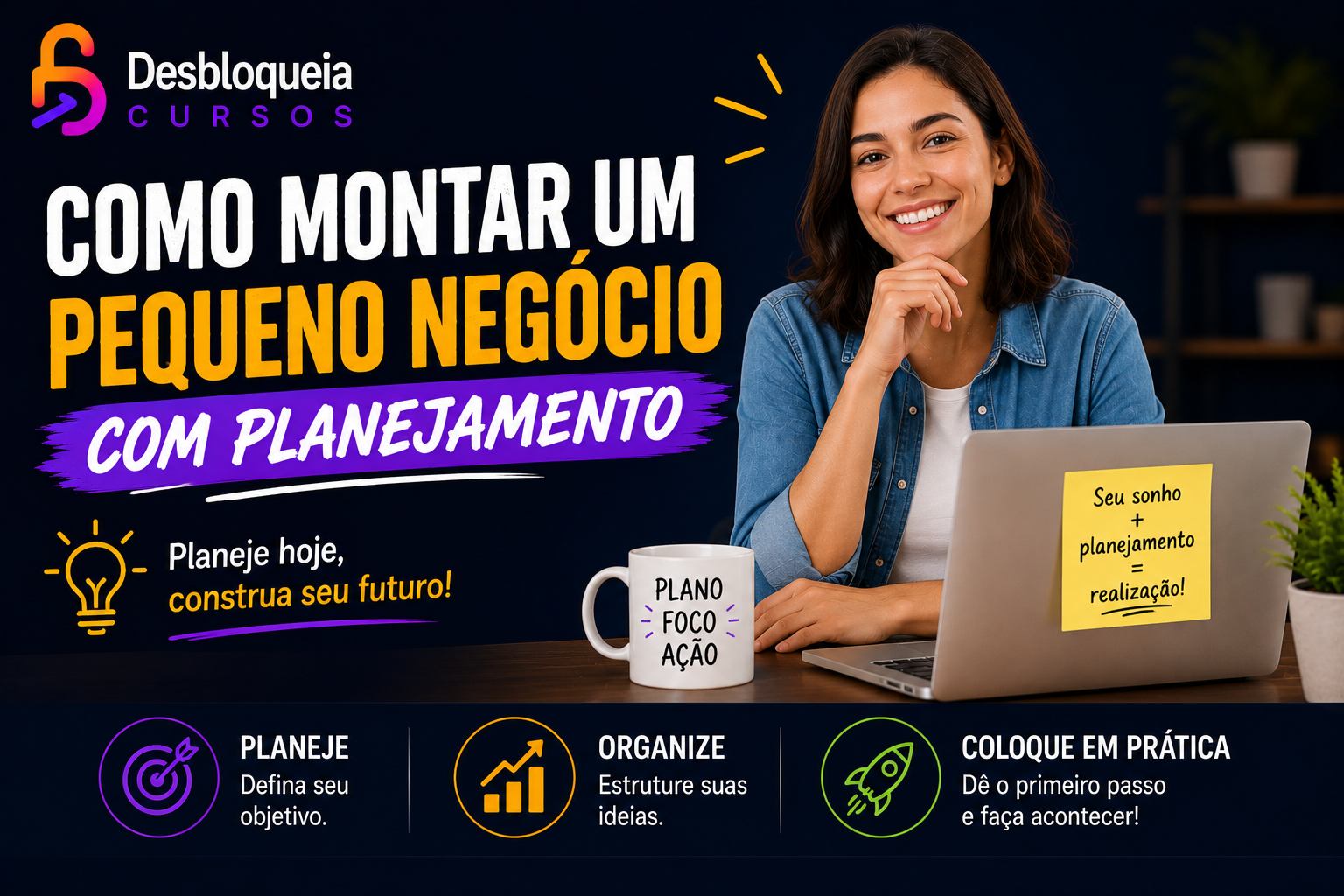Como montar um pequeno negócio com planejamento